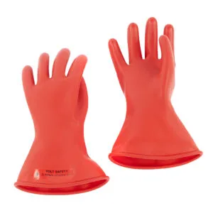 Insulated Glove Class 0 1000V 280mm Rolled Edge
