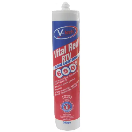 [VT158] V-TECH VITAL RED 650’F RTV 300ML