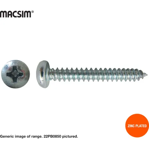 [TZPP08100X200] Zinc Plated Pan Head Screw