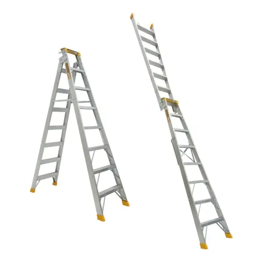 Heavy Duty Aluminium Dual Purpose Ladders
