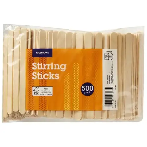 [JBAWST100K] Wooden Stirring Sticks 4000 Pack 