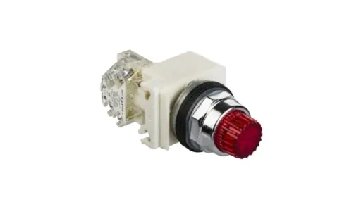 [9001K2L35LRRH13] Schneider Electric Harmony 9001K Series Illuminated Push Button, Panel Mount, 30mm Cutout, SPDT, IP66