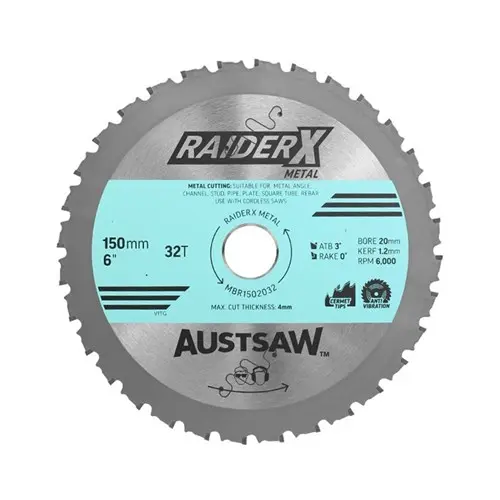 Austsaw RaiderX Metal Blade