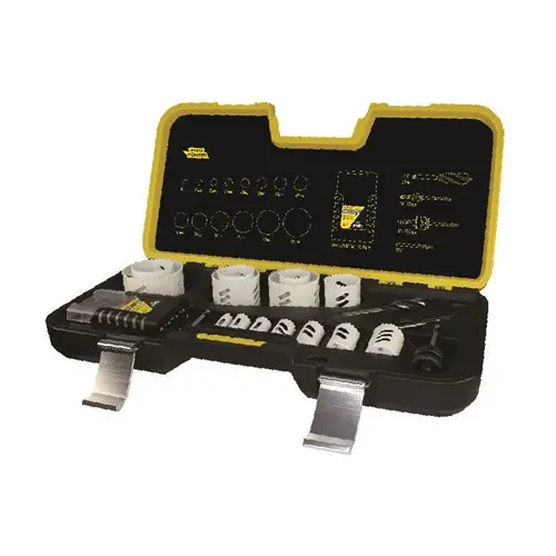 [HSKELW19] Electricians 19 Piece: Ultimate White Pointer Holesaw Kit