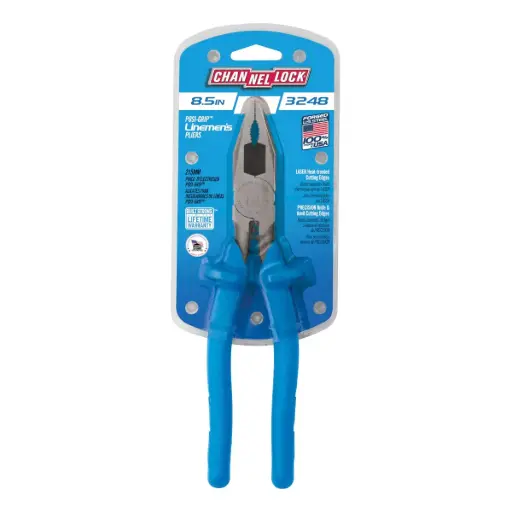 [3248] PLIER LINESMAN COMBO INSULATED XLT 216MM (8.5ʺ) CHANNELLOCK