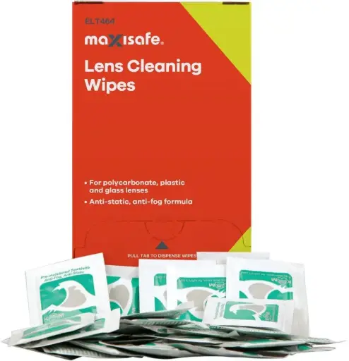 [ELT464] Maxisafe Anti-Fog Lens Cleaning Wipes