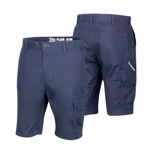 Midweight Cotton Stretch Cargo Shorts