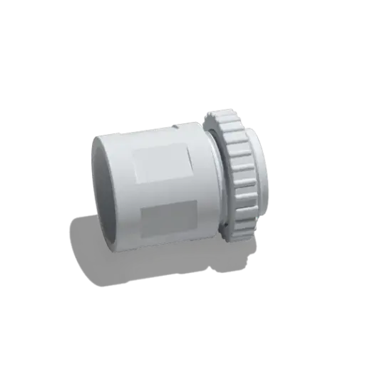 PLAIN TO SCREWED PVC ADAPTORS INC. LOCKRING