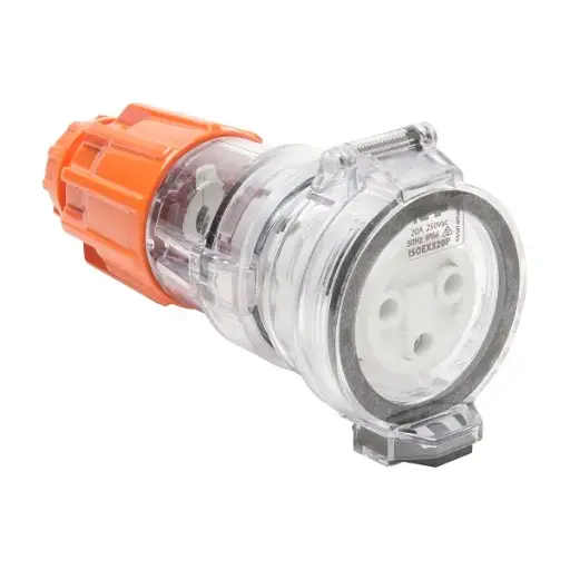 NHP ISO EXTENSION SOCKET ROUND PIN