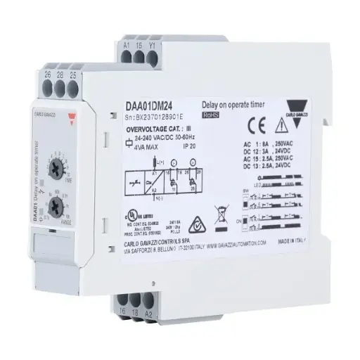 [DAA01DM24] TIMER ON DELAY 24-240V AC/DC SUPPLY 2 C/O 0.1S-100H