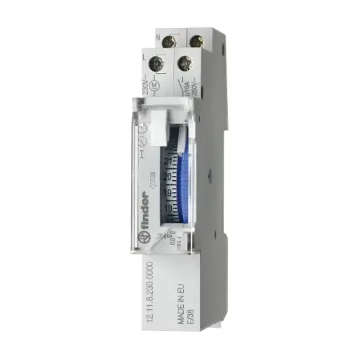 [121182300000PAS] TIME SWITCH DAILY 230V AC 17.5mm 1NO W/BATTERY