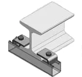 [E1386H] E1386 - BEAM CLAMP - HDG