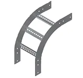 EZYSTRUT - 450mm NEMA 2 CABLE LADDER EXTERNAL RISER - HDG