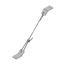 EZYSTRUT - V.LOCK WITH ANGLE BRACKET - ZP