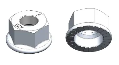 [CNH] EZYSTRUT - CNH C/BORE M10 NUT - HDG