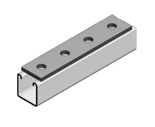 [E1067H] E1067 - FLAT PLATE FITTING - HDG